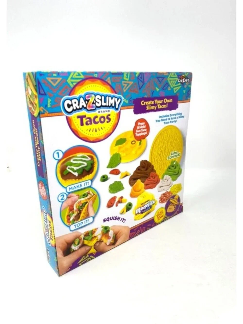 Cra-Z-Slimy Taco Slimes and Putties: 8-Piece Set Focuses on Creativity